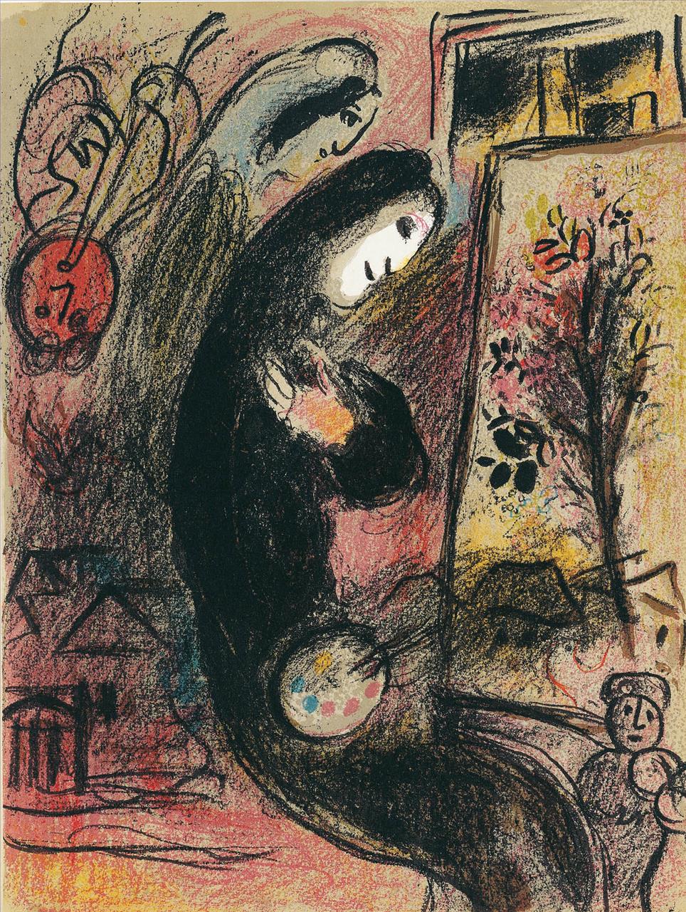 LInspire 1963 contemporain Marc Chagall Peintures à l'huile